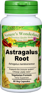 Astragalus Root Capsules, Organic - 575 mg, 60 Veg Capsules (Astragalus membranaceus)