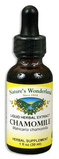 Chamomile Liquid Extract, 1 fl oz / 30ml  (Nature's Wonderland)