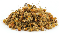 Chamomile Flowers, Whole, Organic, 16 oz (Matricaria chamomilla)