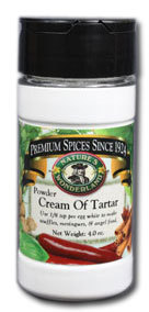 Cream of Tartar Powder, 4.0 oz jar