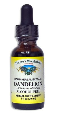 Dandelion Root - Alcohol-Free, 1 fl oz / 30 mL (Nature's Wonderland)