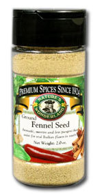 Fennel Seed - Ground, 1.7 oz