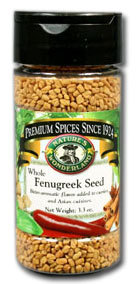 Fenugreek Seed - Whole, 3.3 oz