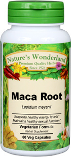 Maca Root, Mixed, Capsules, Organic - 675 mg, 60 Veg Capsules (Lepidium meyenii)