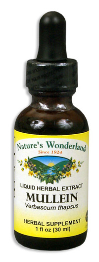 Mullein Leaf Liquid Extract, 1 fl oz / 30ml  (Nature's Wonderland)