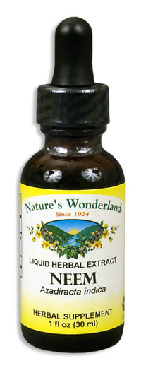 Neem Liquid Extract, 1 fl oz / 30ml (Nature's Wonderland)