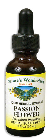 Passionflower Liquid Extract, 1 fl oz  / 30 ml (Nature's Wonderland)