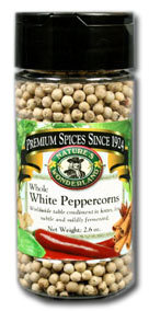 Peppercorns, White - Whole, 2.6 oz