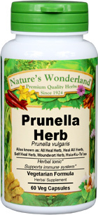 Prunella Capsules - 400 mg, 60 Veg Capsules (Prunella vulgaris)