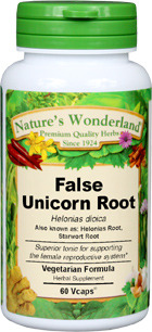 Unicorn Root, False, Capsules - 700 mg, 60 Veg Capsules  (Helonias dioica)