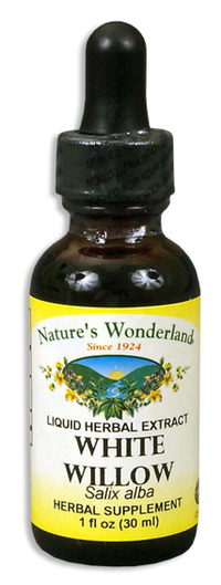 White Willow Bark Liquid Extract, 1 fl oz / 30ml (Nature's Wonderland)
