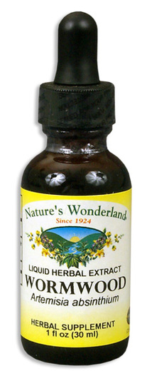 Wormwood Liquid Extract, 1 fl oz  / 30ml (Nature's Wonderland)