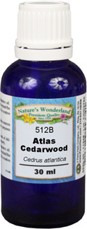 Atlas Cedarwood Essential Oil - 30 ml (Cedrus atlantica)