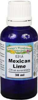 Lime Essential Oil, Mexican - 30 ml (Citrus aurantifolia)