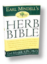 New Herb Bible by Earl Mindell R.Ph., Ph.D. (Small Print)