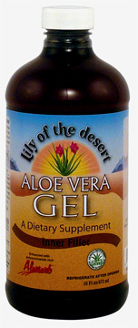 Aloe Vera Gel - Inner Fillet, 16 fl oz / 473ml (Lily of the Desert)