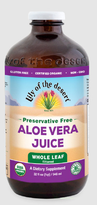 Aloe Vera Juice, Organic, 32 fl oz (Lily of the Desert)
