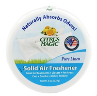 Citrus Magic Solid Air Freshener - Pure Linen, 8 oz 