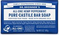 Dr. Bronner's Castile Bar Soap - Peppermint, 5 oz