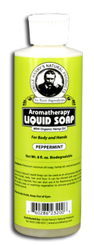 Peppermint Liquid Soap, 8 fl oz /237 ml (Uncle Harry's) - Penn Herb Co. Ltd.