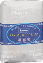 Chinese Sandalwood Soap Bar, 2.85 oz / 81 gm bar (Superior Trading Co.)