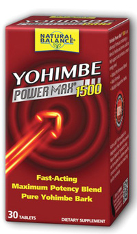 Yohimbe Power Max 1500, 30 tablets (Natural Balance)