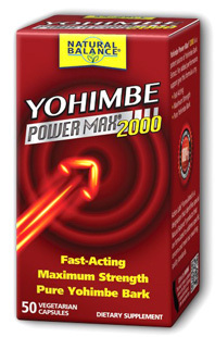 Yohimbe PowerMax&reg; 2000, 50 vegetarian capsules (Action Labs)