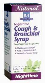 Nighttime Cough &amp; Bronchial Syrup, 4 fl oz (Boericke &amp; Tafel)