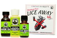 Lice Away Kit, 3 products (Uncle Harry's)