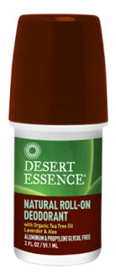 Tea Tree Oil Roll-On Deodorant, 2 fl oz/60ml (Desert Essence)