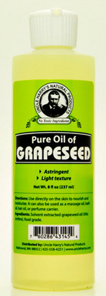 Grapeseed Oil, 16 fl oz/ 473 ml (Uncle Harry's)