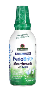 Perio Brite Mouthwash - Cool Mint, 16 fl oz (Nature's Answer)