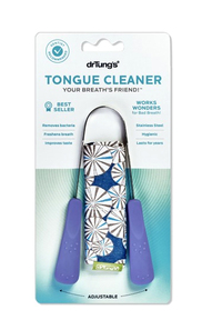 Dr. Tung's Tongue Cleaner, Stainless Steel