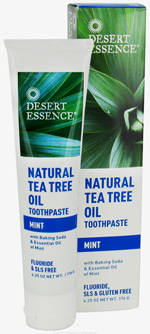 Tea Tree Oil Toothpaste - Mint, 6.25 oz / 176g (Desert Essence)