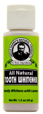 Tooth Whitener, 1.5 oz / 43g  (Uncle Harry's)