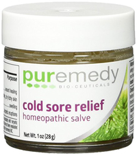 Cold Sore Relief Homeopathic Salve, 1 oz (Puremedy)