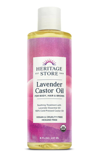Lavender Castor Oil, 8 fl oz (Heritage Store)