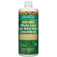 Aloe Gold Aloe Vera Juice Concentrate - Natural Flavor, 16 fl oz (Aloe Life)