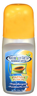 Naturally Fresh Crystal Deodorant Roll-On, Papaya Fusion, 3 fl oz
