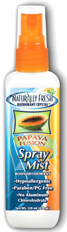 CLEARANCE SALE: Naturally Fresh Crystal Deodorant Spray Mist - Papaya Fusion, 4 fl oz