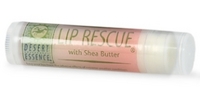 Lip Rescue - Shea Butter, .15oz (Desert Essence)
