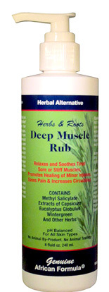 Deep Muscle Rub, 8 fl oz / 232 ml (African Formula)