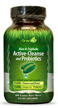 Active Cleanse &amp; Probiotics, 60 liquid softgels (Irwin Naturals)