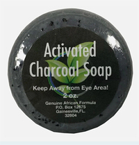 Activated Charcoal Soap, 2 oz bar (African Formula)