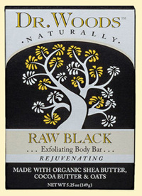 Raw Black Body Bar, 5.25 oz (Dr. Woods)