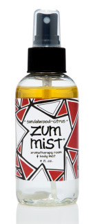 Zum Room &amp; Body Mist - Sandalwood Citrus 4 fl oz (Indigo Wild)