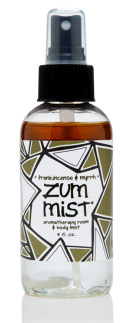 Zum Room &amp; Body Mist - Frankincense and Myrrh 4 fl oz (Indigo Wild)