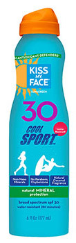 Cool Sport Sunscreen Spray Lotion - SPF 30, 6 fl oz (Kiss My Face)