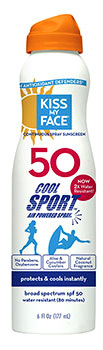 Cool Sport Sunscreen Spray - SPF 50, 6 fl oz (Kiss My Face)