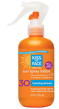 Sun Spray Sunscreen Lotion - SPF 30, 8 fl oz (Kiss My Face)